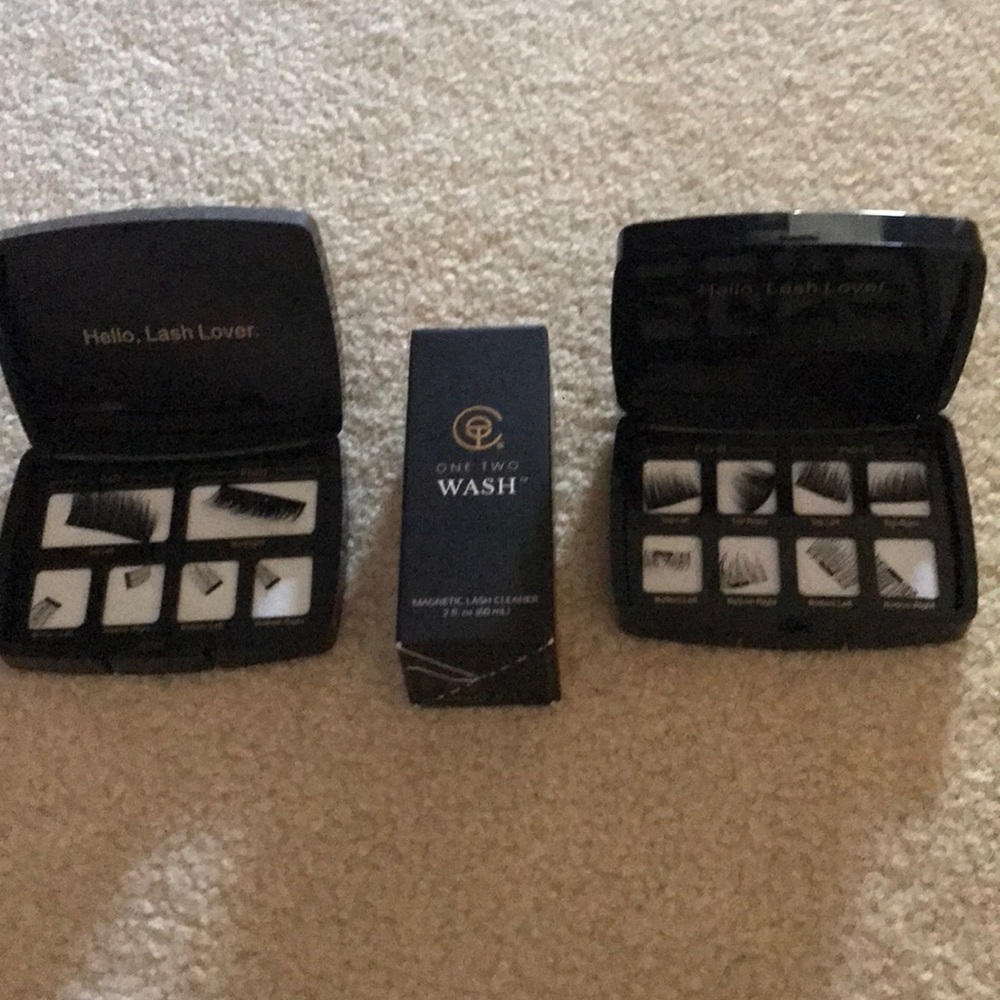 Magnetic lashes full & full half lash & cleaner